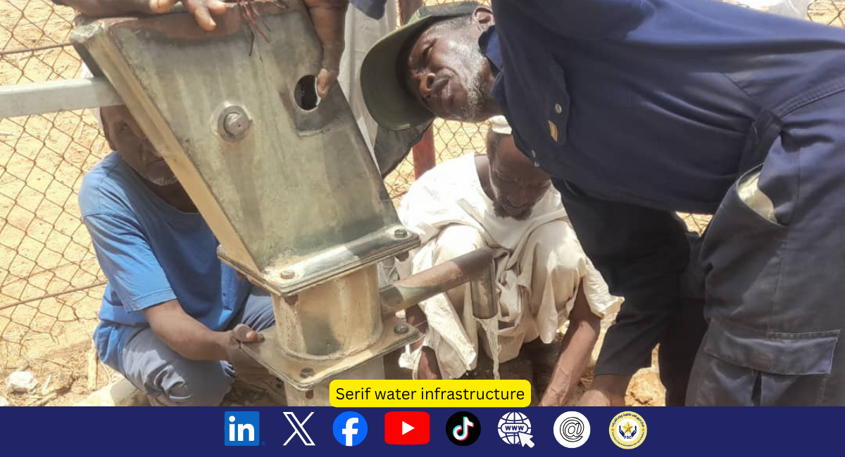 Maintenance of water stations in Saraf carried out by the Central Saraf Emergency Room and Future Serif Center