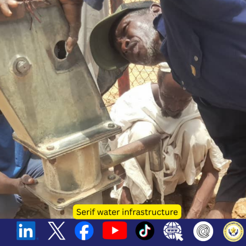 Maintenance of water stations in Saraf carried out by the Central Saraf Emergency Room and Future Serif Center